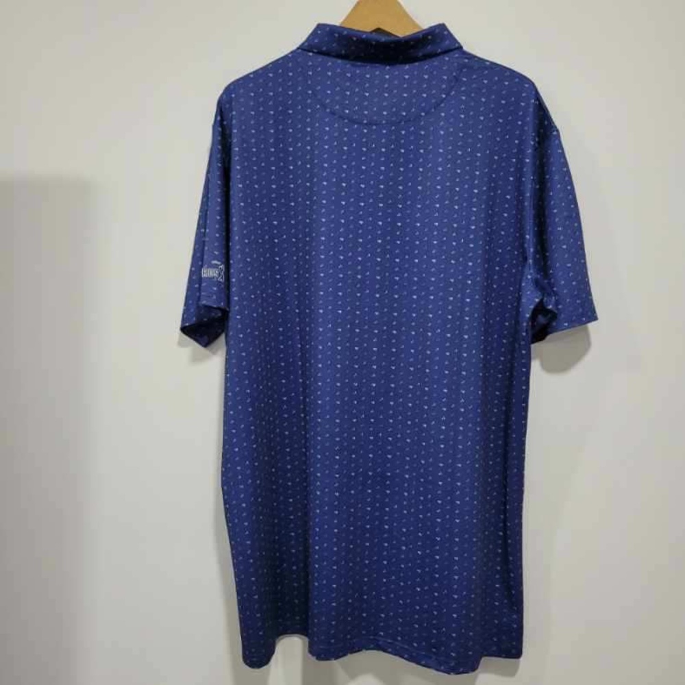 Men's Play Bad Look Good Par Golf Polo Shirt BogeyBros Blue Size S - Picture 2 of 11